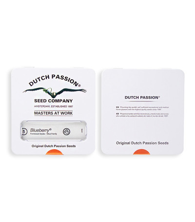 Семена конопли Blueberry в оригинальной упаковке