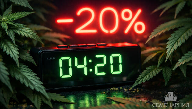 Скидка 20% на Семенарнии 420 на Семенарнии